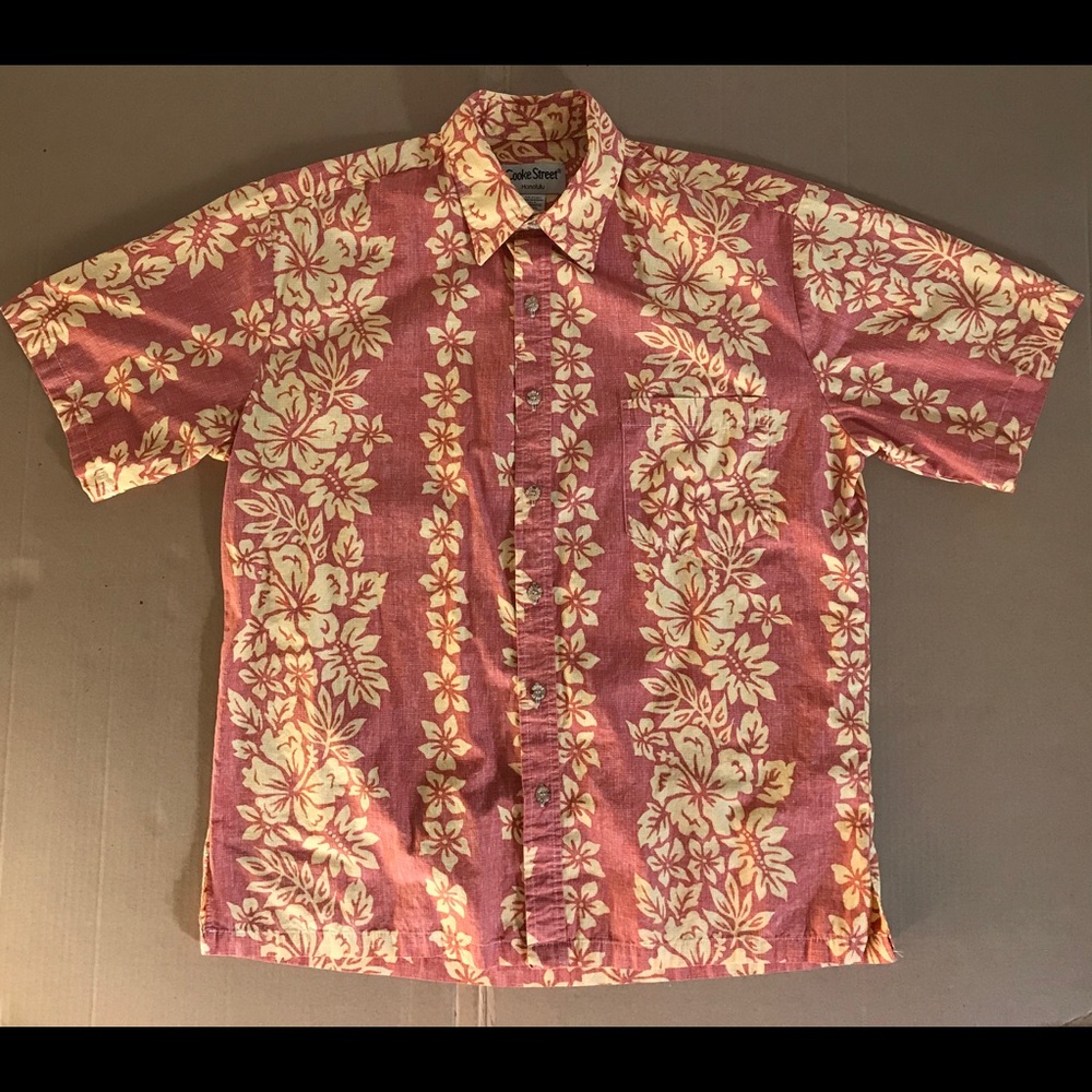 Vintage Cooke Street Hawaiian button down shirt